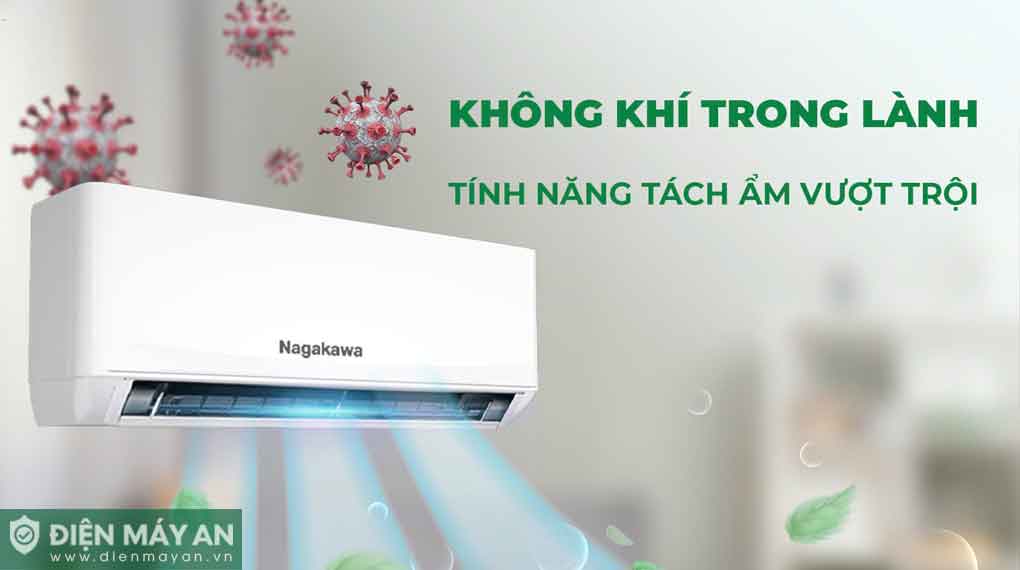Điều hòa Nagakawa Inverter 18000 BTU 1 chiều NIS-C18R2U51